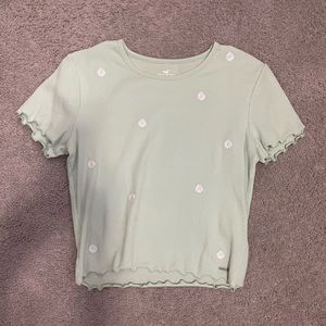 Hollister Daisy Floral Tee